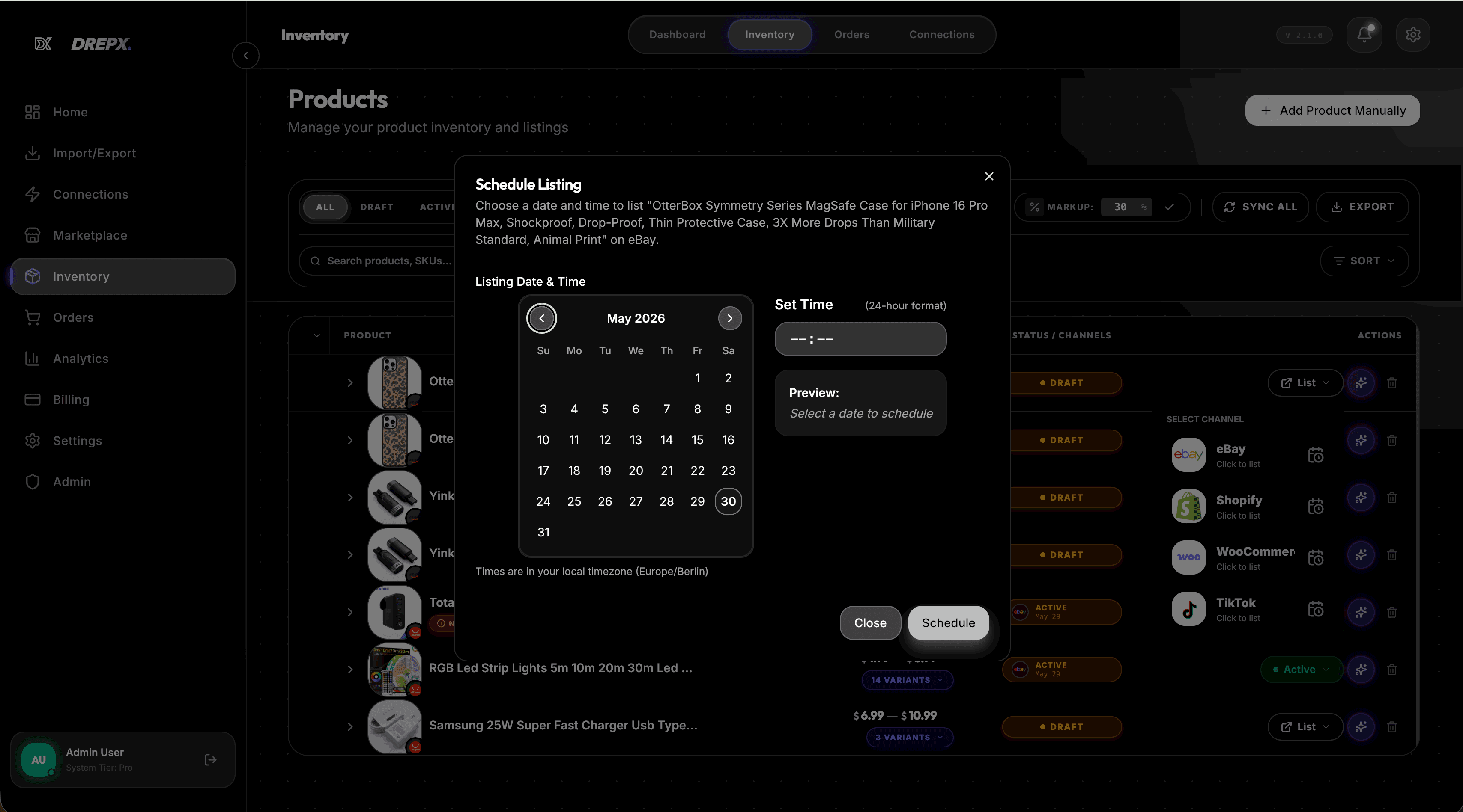 Venduna AI Platform showing global routing nodes and secure syncing network